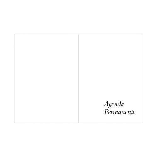 Agenda Permanente 190 Folhas com Capa Pet para Sublimao - 14,5x20cm