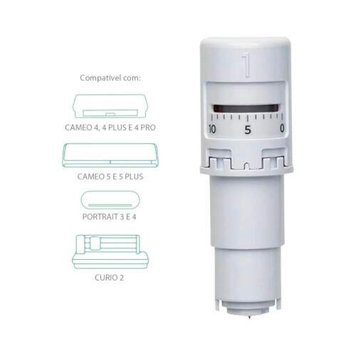 Lmina de Corte Autoajustvel Tipo B Silhouette Cameo 4/5/Pro, Portrait 3/4 e Curio 2