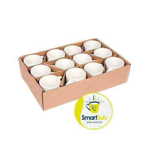 Caneca de Cermica Branca AAA Smartsub para Sublimao - 325ml