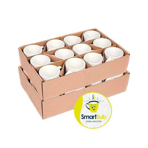 Caneca de Cermica Branca AAA Smartsub para Sublimao - 325ml