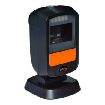 Leitor de Cdigo de Barras Jetway JL-500 - Omnidirecional 1D/2D com Leitura Automtica e Design Futurista