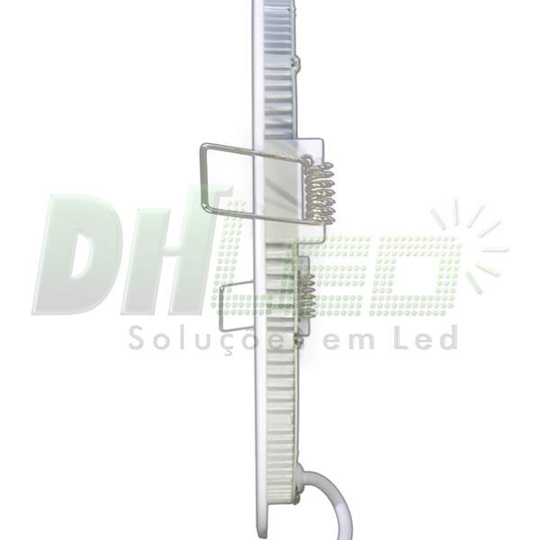 Luminária Embutir Slim 12W Redondo - Branco Frio/Branco Luminária Embutir Slim 12W Redondo - Branco Frio/Branco