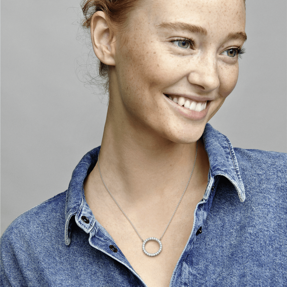 Colar Prata Pandora Brige