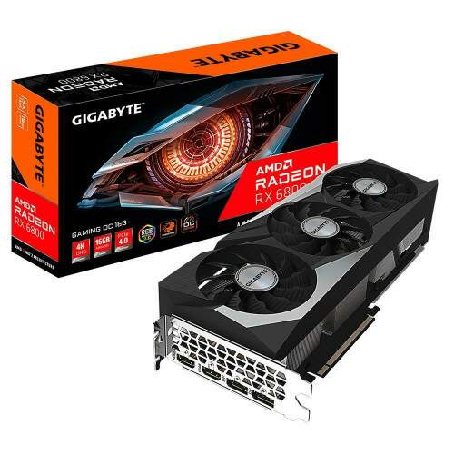 Placa de Vdeo Gigabyte Radeon RX 6800 GAMING OC 16G, 16GB, GDDR6, RGB Fusion - GV-R68GAMING OC-16GD