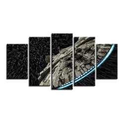 Quadros Mosaico 5 peas Star Wars