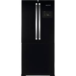 Refrigerador Brastemp Side Inverse BRO80 540 Litros Ice Maker Preto 120/220v