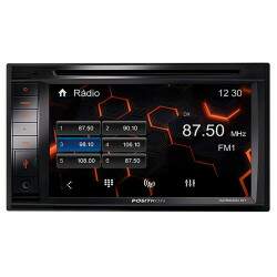 Central Multimdia Psitron SP8530BT 2DIN com Tela LCD 6,2 Entrada USB, Bluetooth e Equalizao