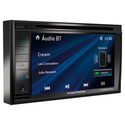 Central Multimdia Psitron SP8530BT 2DIN com Tela LCD 6,2 Entrada USB, Bluetooth e Equalizao
