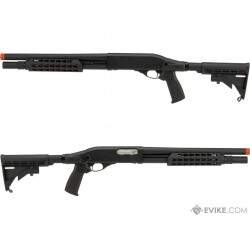 escopeta aps cam870 pump action gbb model tactical keymod handguard