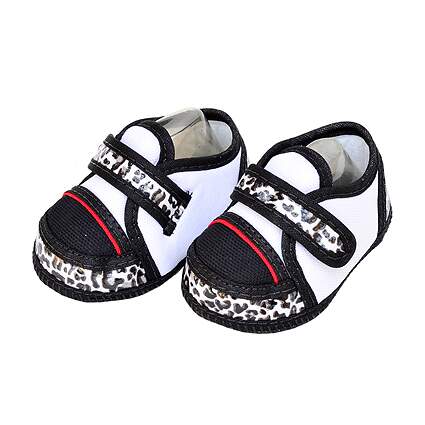 sapatinho de bebe de oncinha