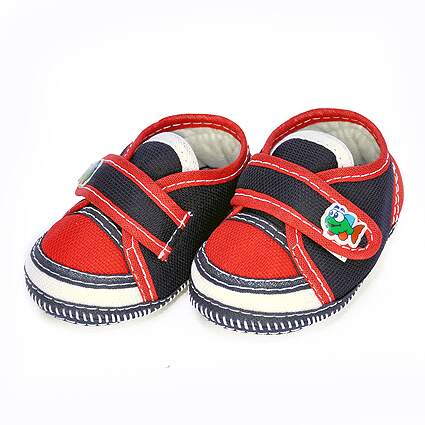 sapato bebe vermelho