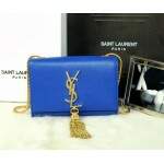 Bolsa Clutch YSL - Tassel Blue