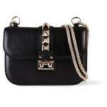 Bolsa Val. Lock Rockstud-Trim Flap Black