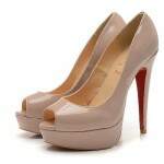 Sapato Lady Peep - Nude