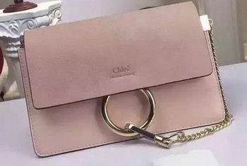 light grey suede bolsa