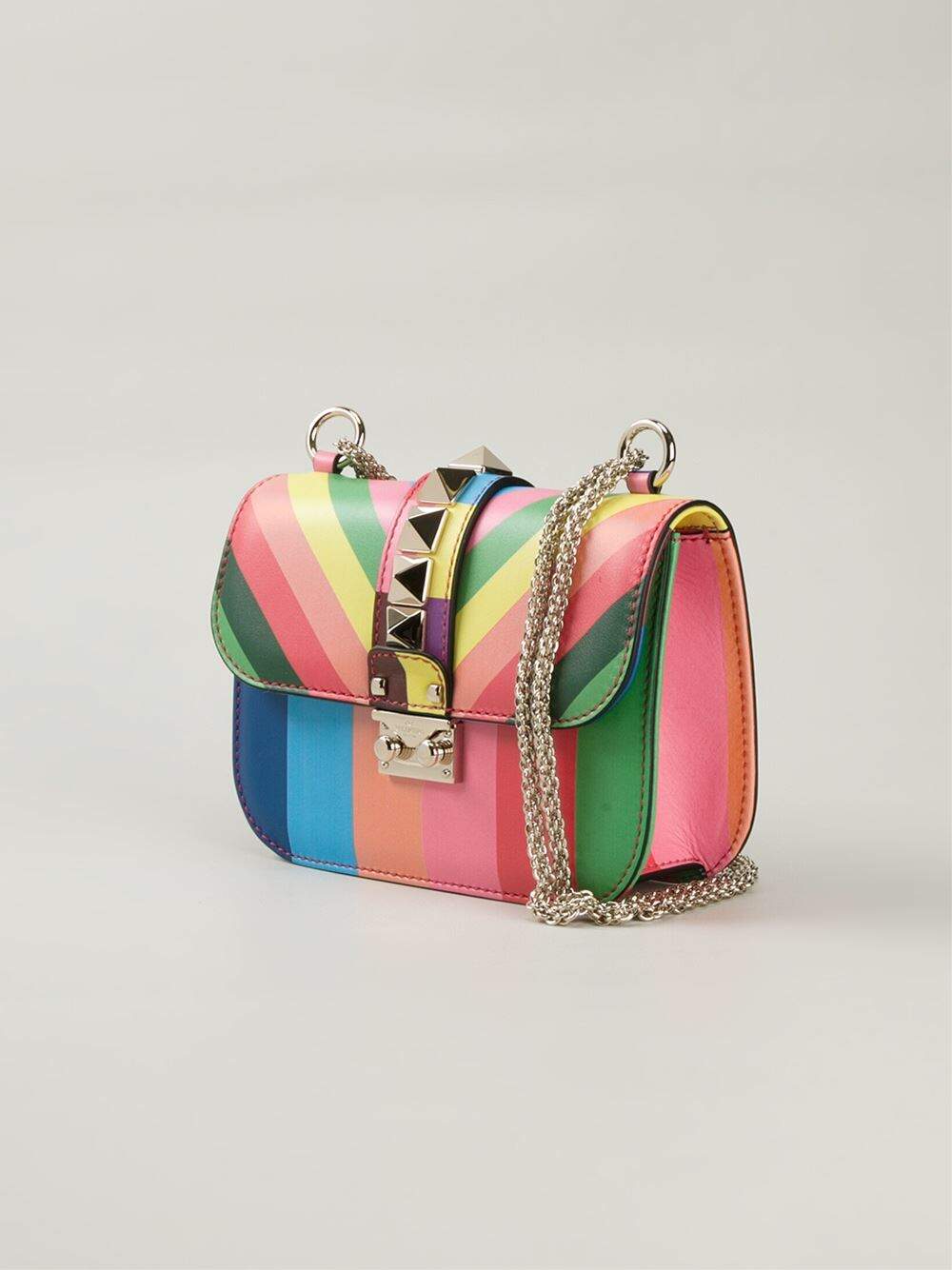 valentino chevron bolsa