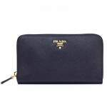 Carteira Pra. black Zipper - Couro Legitimo