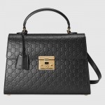 Bolsa G. Padlock Signature - Preta e Verde