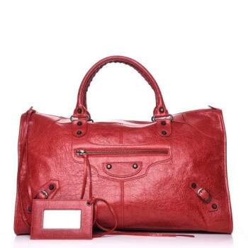 BOLSA BALENCIAGA CLASSIC CITY GRANDE VERMELHA