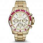 Relogio Michael Kors - MK5871 - Tribeca Dourado com Cristais Rosa
