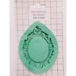 MOLDURA OVAL DECORADA P