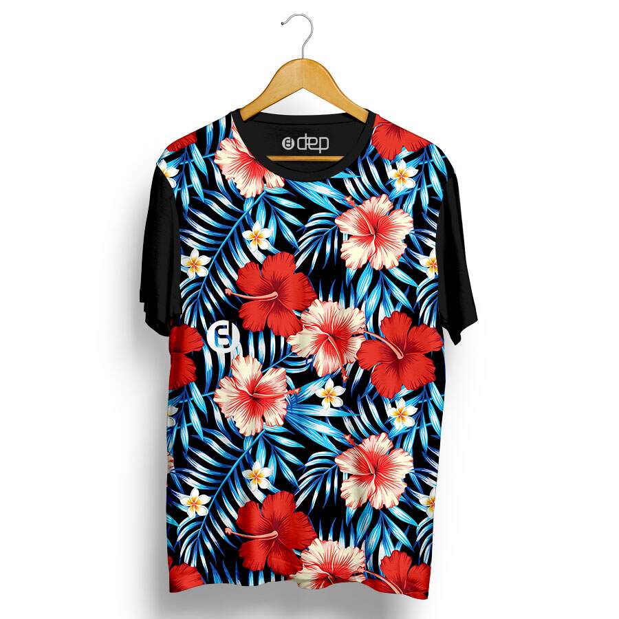 camisetas de flores