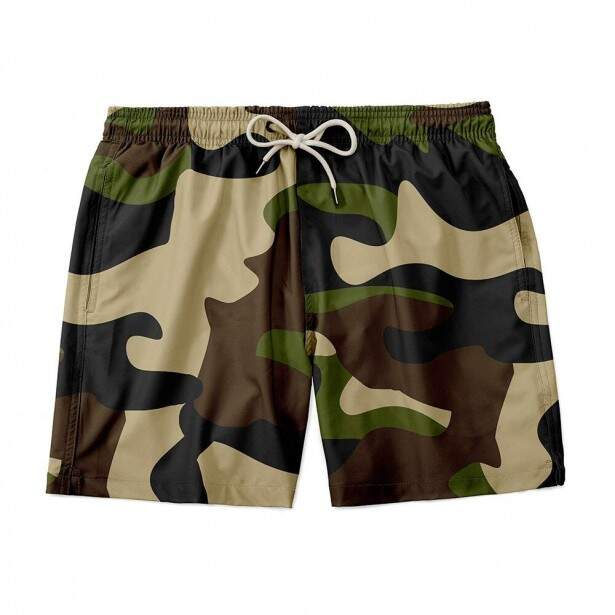 bermuda camuflada exército