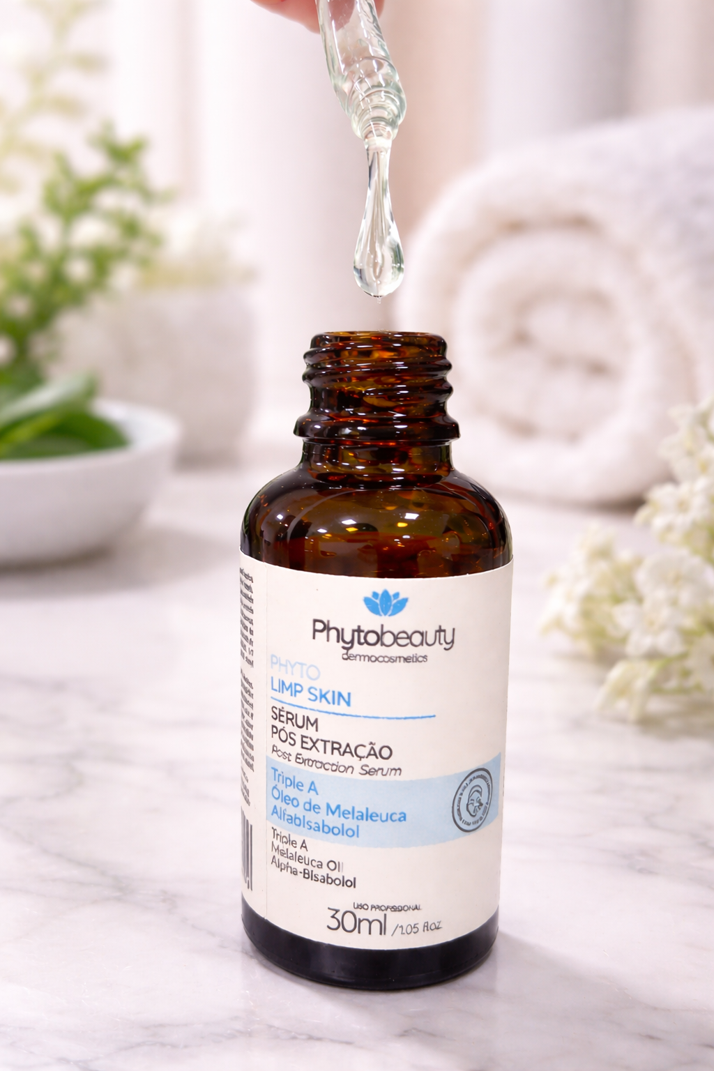 PHYTOCIN 美容液 30mL Sérum Pós Extração Na Limpeza De Pele 50ml Phytobeauty