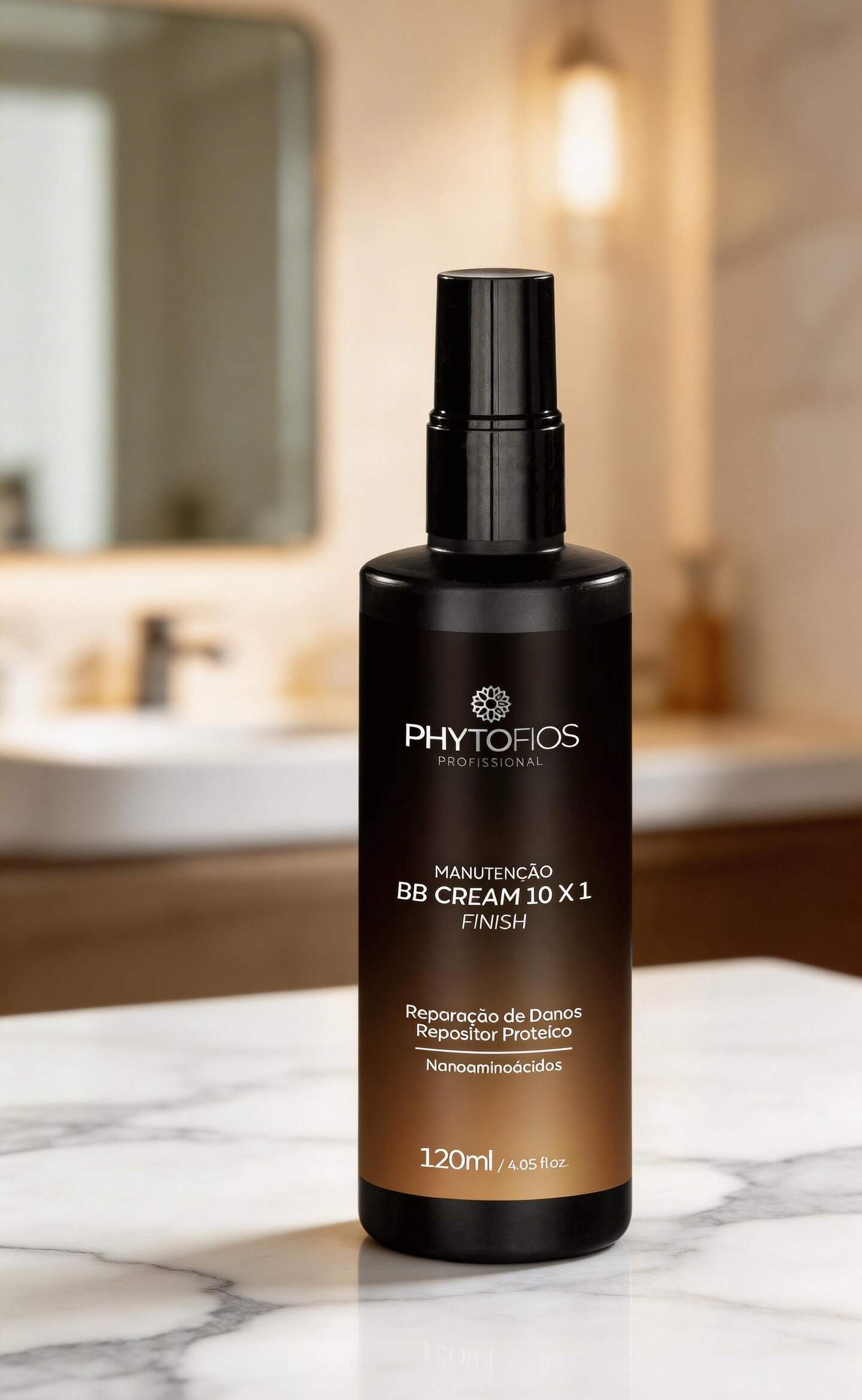 Spray Capilar Protetor Térmico BB CREAM 10 Em 1 PhytoFios 120ml