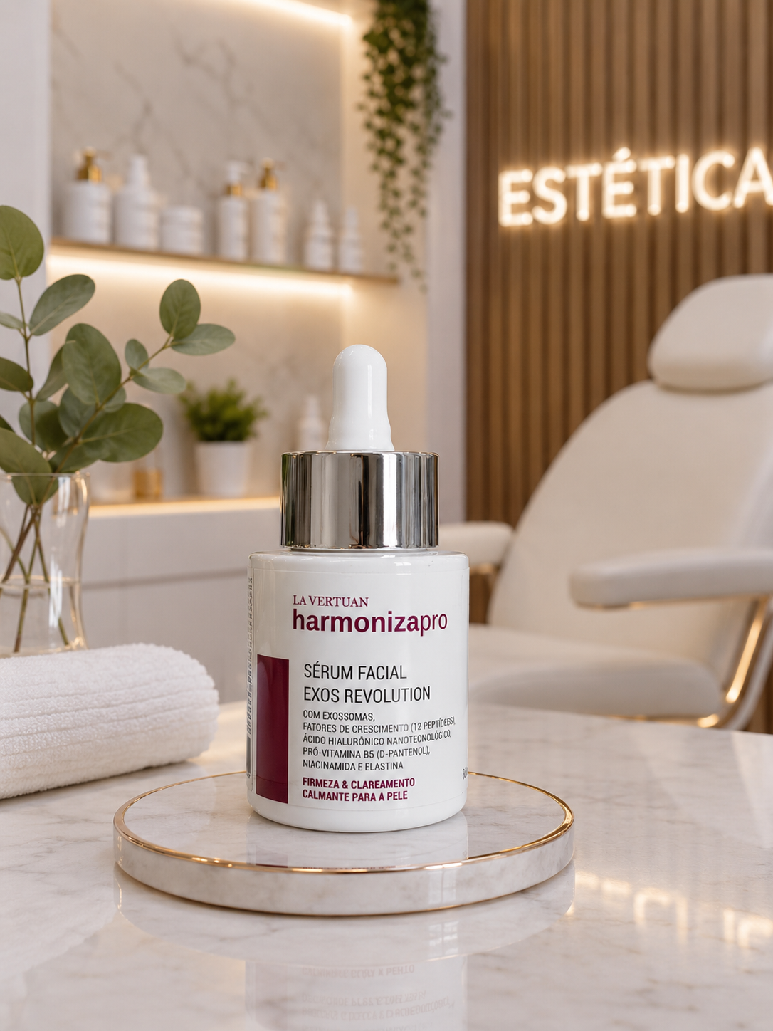 Sérum Facial Hidratante com Ácido Hialurônico Exos Revolution