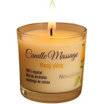 Vela Para Massagem Relaxante Ylang Ylang - Hidratante