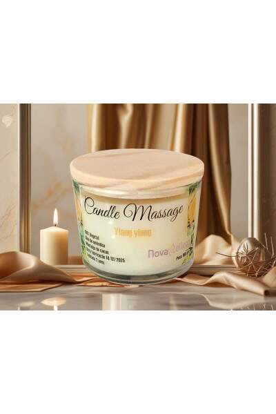 Vela Para Massagem Relaxante Ylang Ylang - Hidratante