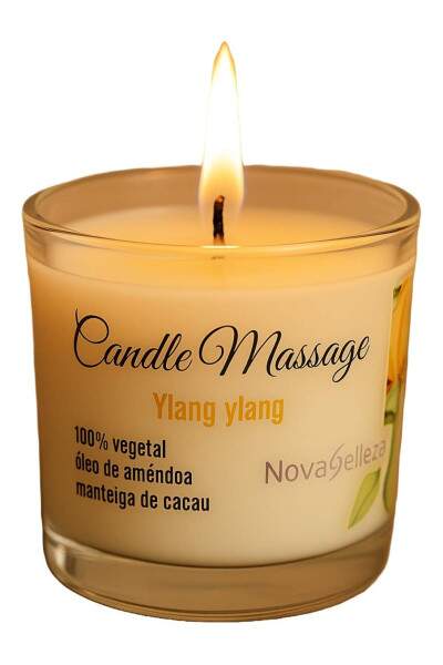 Vela Para Massagem Relaxante Ylang Ylang - Hidratante