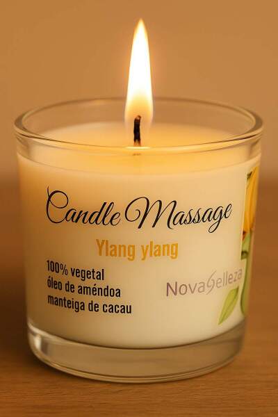 Vela Para Massagem Relaxante Ylang Ylang - Hidratante