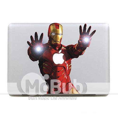 Estilo DIY fresco Homem de Ferro Humor Art Vinyl Decal Adesivo Homem De Ferro Mac ~ Estilo DIY fresco Homem de Ferro Humor Art Vinyl Decal