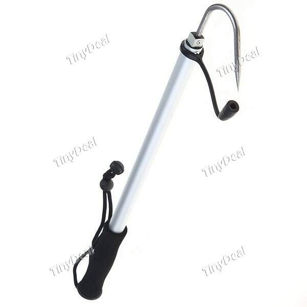 1.2M Professional lança telescópica Pesca Hook Tackle Gaff Landing pesca com String para Pesca