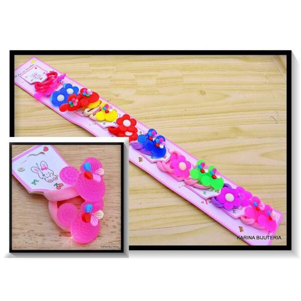 Cartela Com 20 Rabics Mouse/Flor LI4799