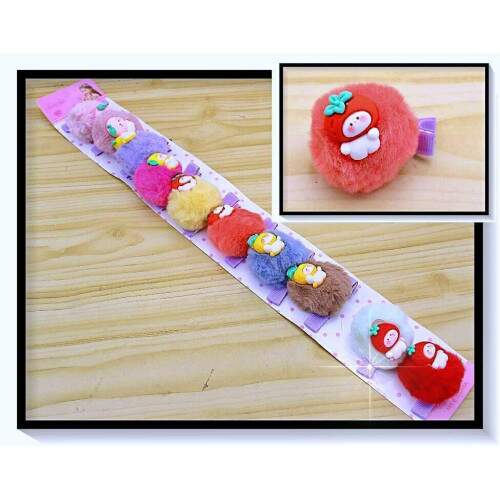 Bico De Pato Pompom Com Frutinha LI4846