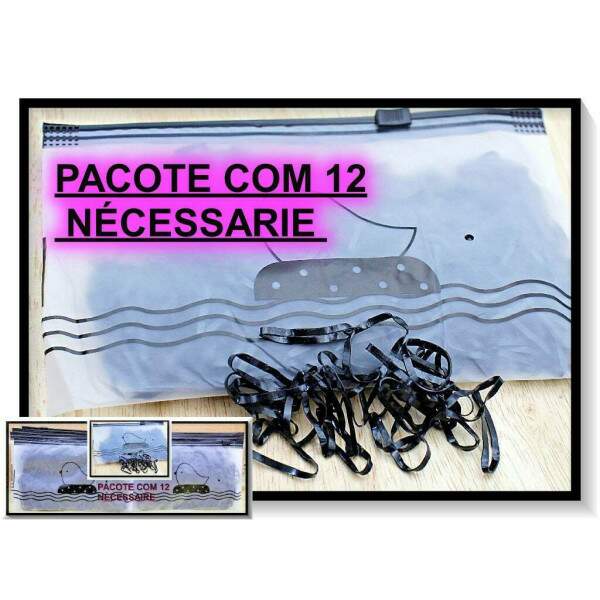 Ncessaire Com Elsticos Infantil PCT Com 12 Peas LI4856