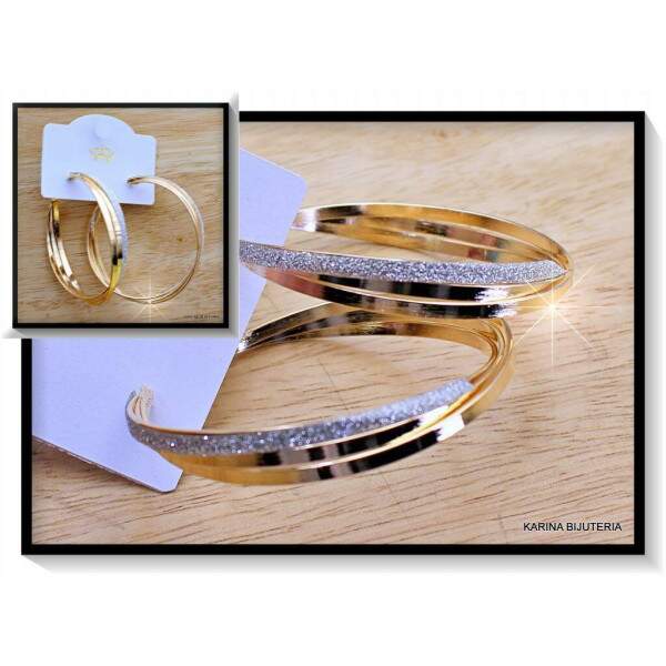 Argola Com Brilho BR12160