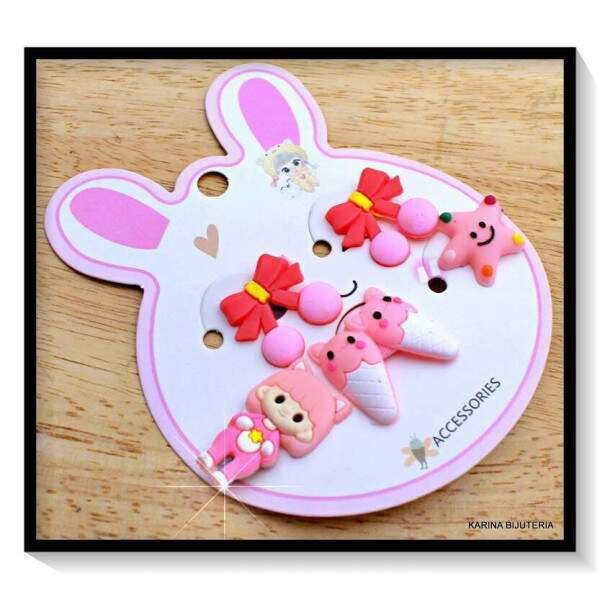 4 Bico De Pato + 2 Rabics Infantil LI4867