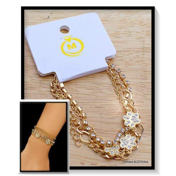 Pulseiras Berloque 3 Voltas Trevo PU3077