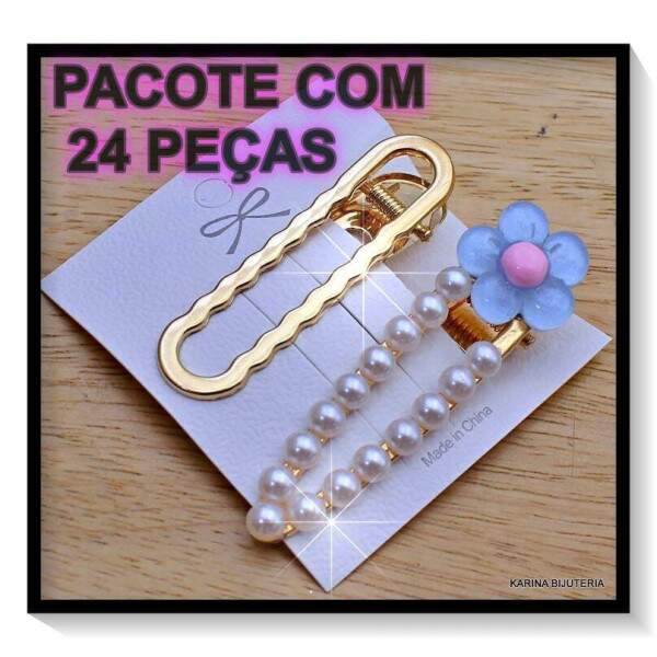 Acessrio Para Cabelo Pacote Com 24 Peas CA6496
