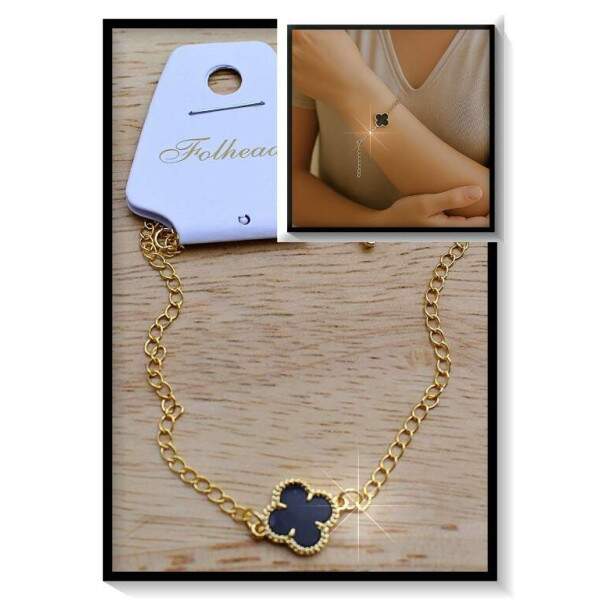 Pulseira Folheada Trevo PF246