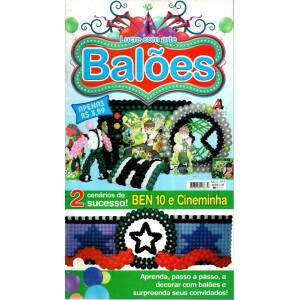 Revista de decorao com balo Lucre com Arte Bales Festa da Ben 10 e Cenrio Cineminha Ano II edio 7