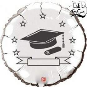 Balao Prata Para Formatura Acessorios Para Festas Estilo E Festas