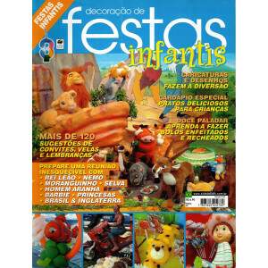 Revista Decorao de Festas Infantis edio 03 Festa na Floresta e outros