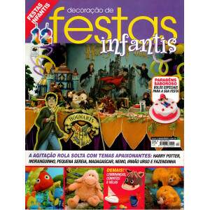 Revista Decorao de Festas Infantis edio 12 Harry Potter o pequeno bruxo