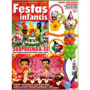 Revista de decorao Coleo Estilos e Tendncias Especial Festas Infantis Ano I edio 13 Backyardigans, Betty Boop e outros
