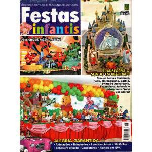Revista de decorao Coleo Estilos e Tendncias Especial Festas Infantis Ano I - N06 Ursinho Pooh, Os Incrveis e mais